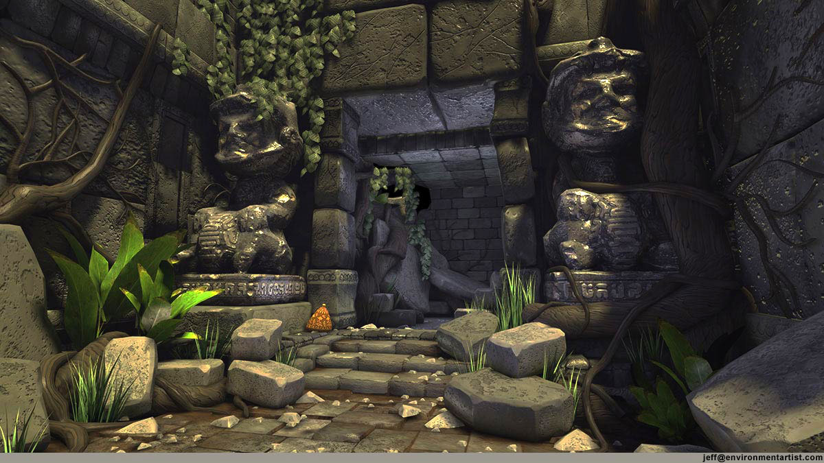 Temple scene